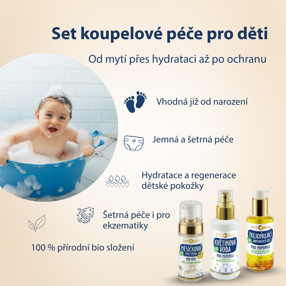 Set de cuidado para baño infantil