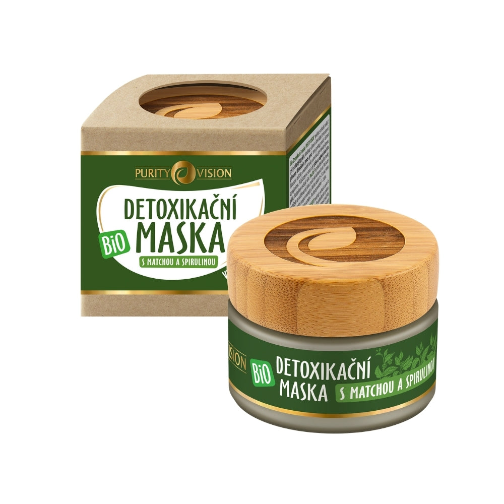 Mascarilla detox bio con matcha y espirulina 40 ml
