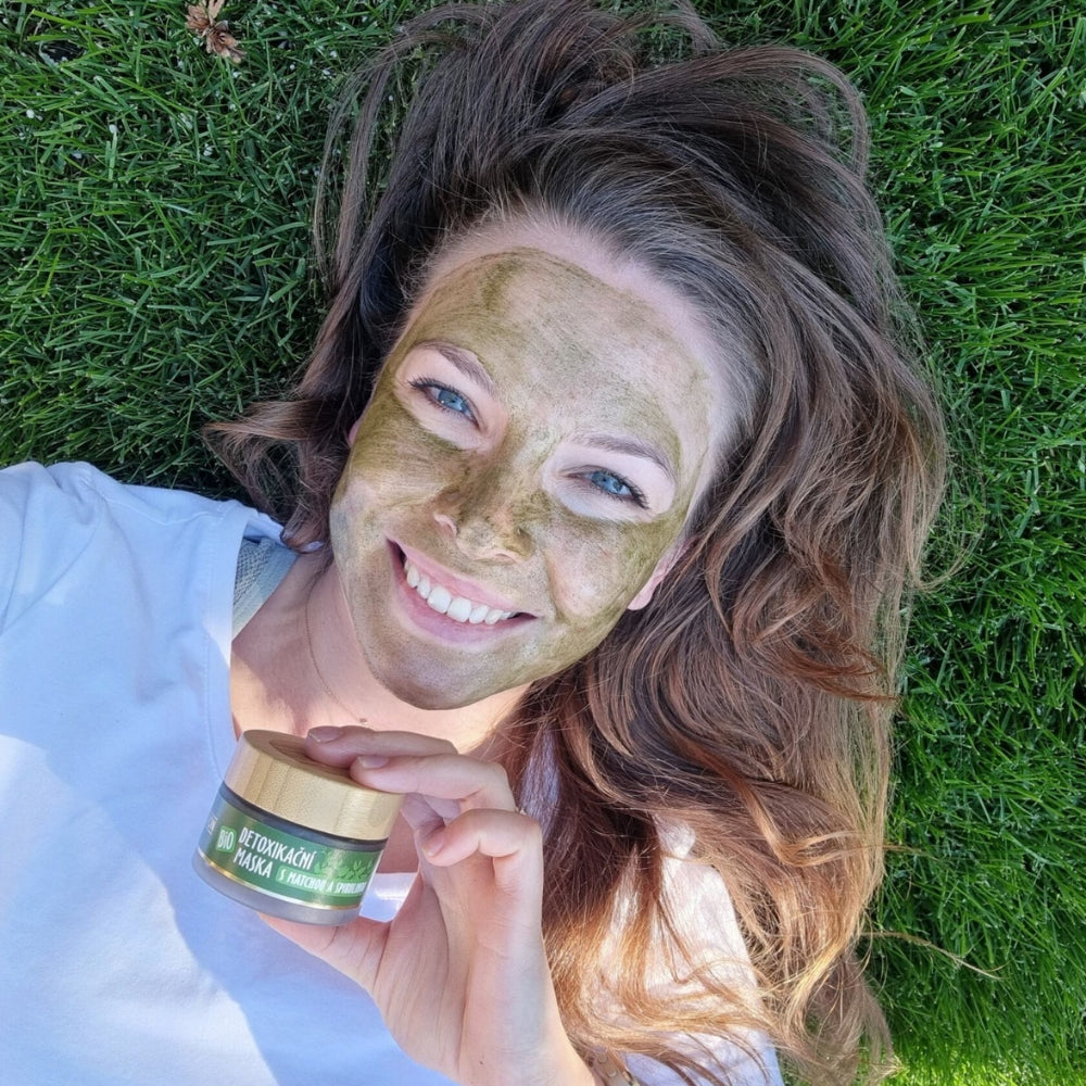 Mascarilla detox bio con matcha y espirulina 40 ml