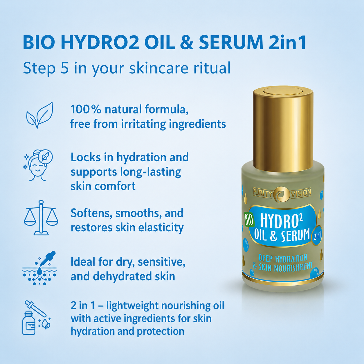 Aceite y Sérum Bio Hydro2 2en1 30 ml