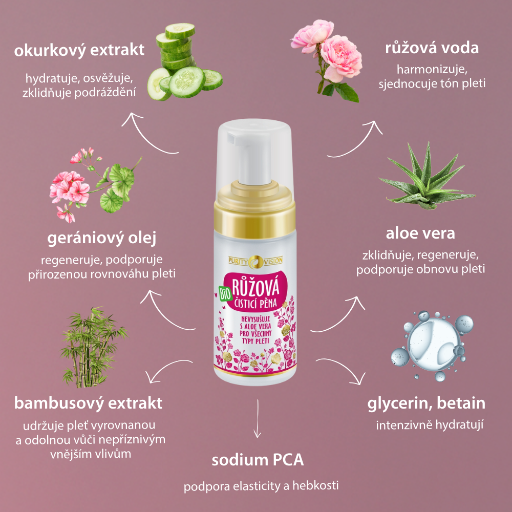 Espuma Limpiadora Bio Rosa 90 ml