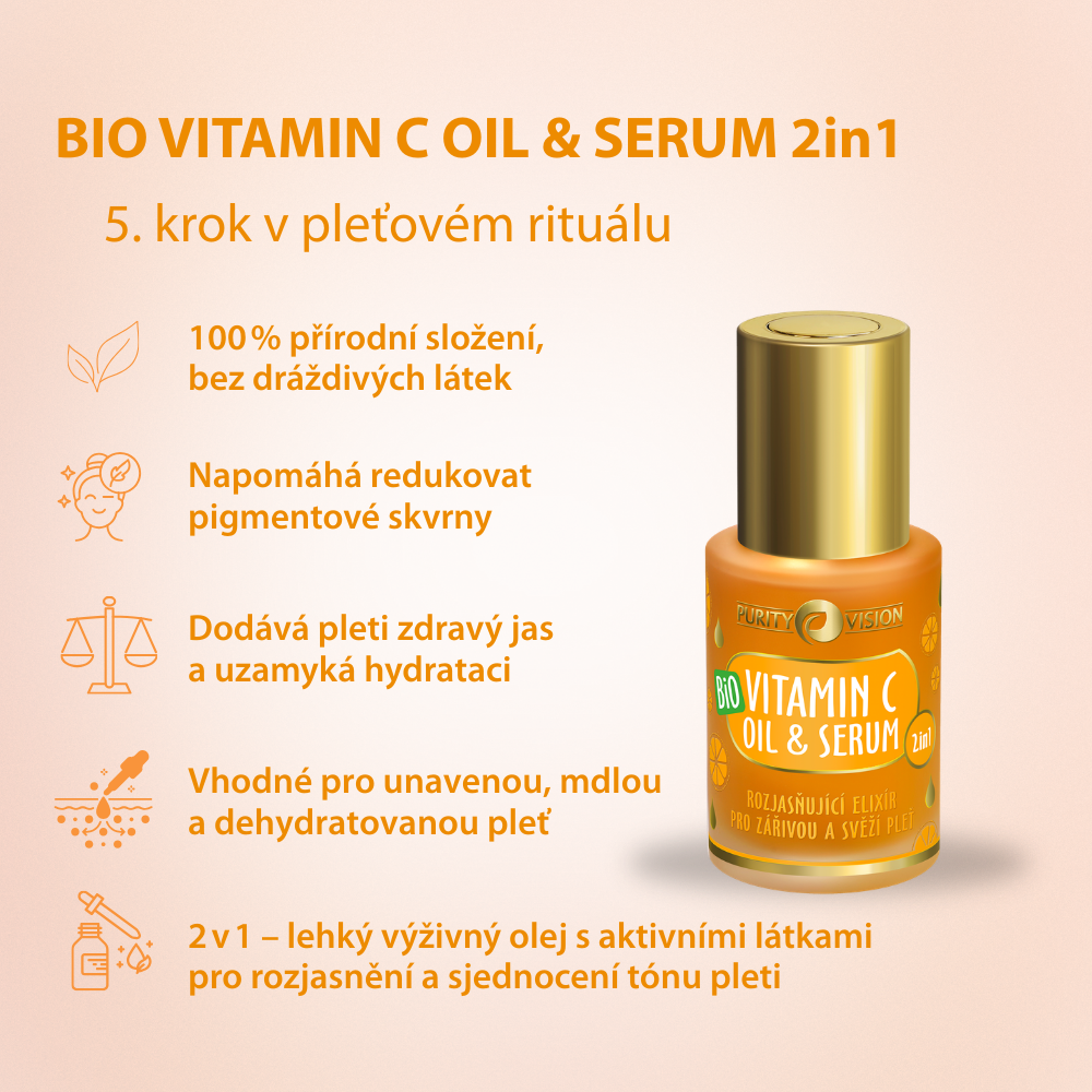 Aceite y Sérum Bio Vitamina C 2en1 30 ml
