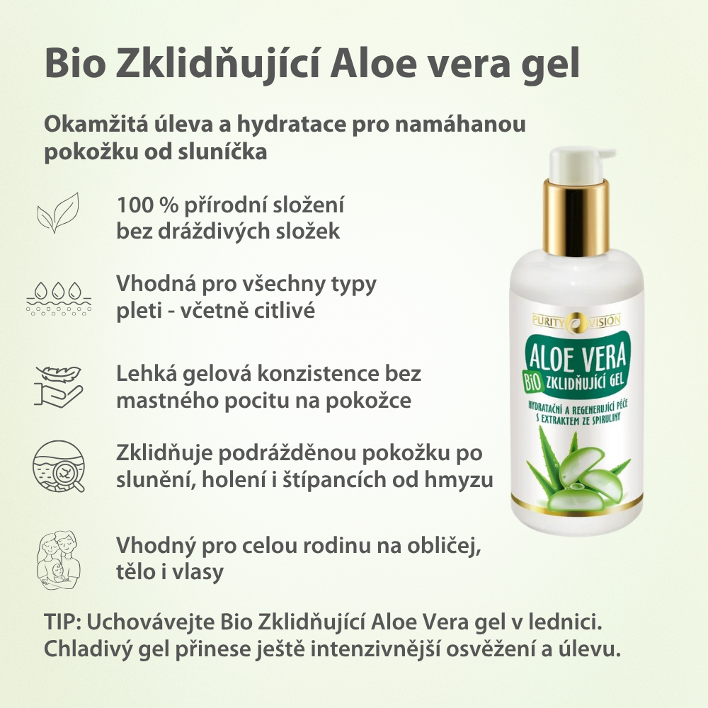 Gel Calmante de Aloe Vera Bio 200 ml